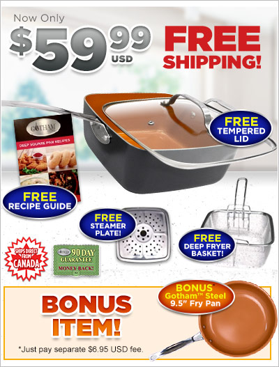 Order Gotham™ Steel Square Pan Now!